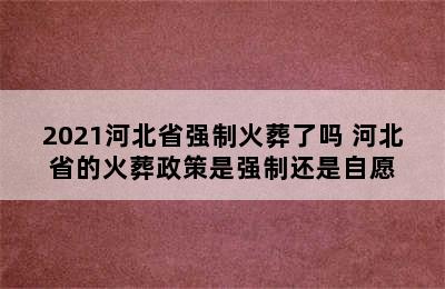 2021河北省强制火葬了吗 河北省的火葬政策是强制还是自愿